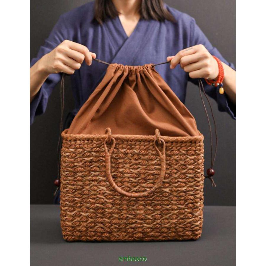 【秋冬】山葡萄かごバッグ 手作り 立体花 内布あり 和服バッグ 秋冬】山葡萄かごバッグ 手作り 立体花 内布あり 和服バッグ ゆかた