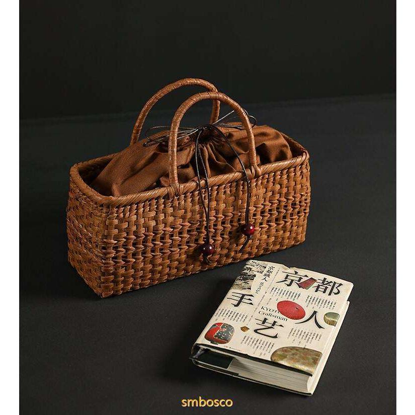 【美品】山葡萄かご　山ぶどう　希少　大籠バッグ　蔓かご　骨董　アンティーク ≪ご好評につき1年以上待ち≫ 山形県西川町 大井沢産 山葡萄籠 山