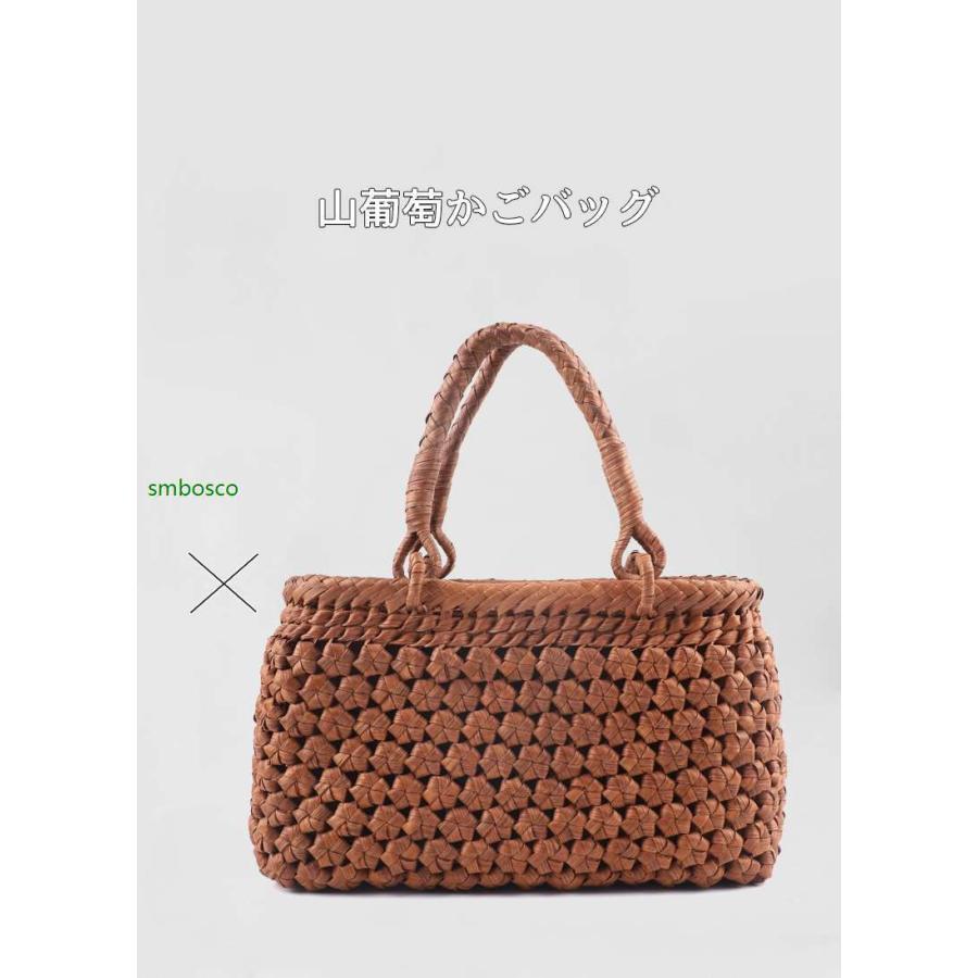 職人手作り 六角花編み 山葡萄かごバッグ 綿麻内布付き 山ぶどう 職人手作り 六角花編み 山葡萄かごバッグ 綿麻内布付き 山ぶどう