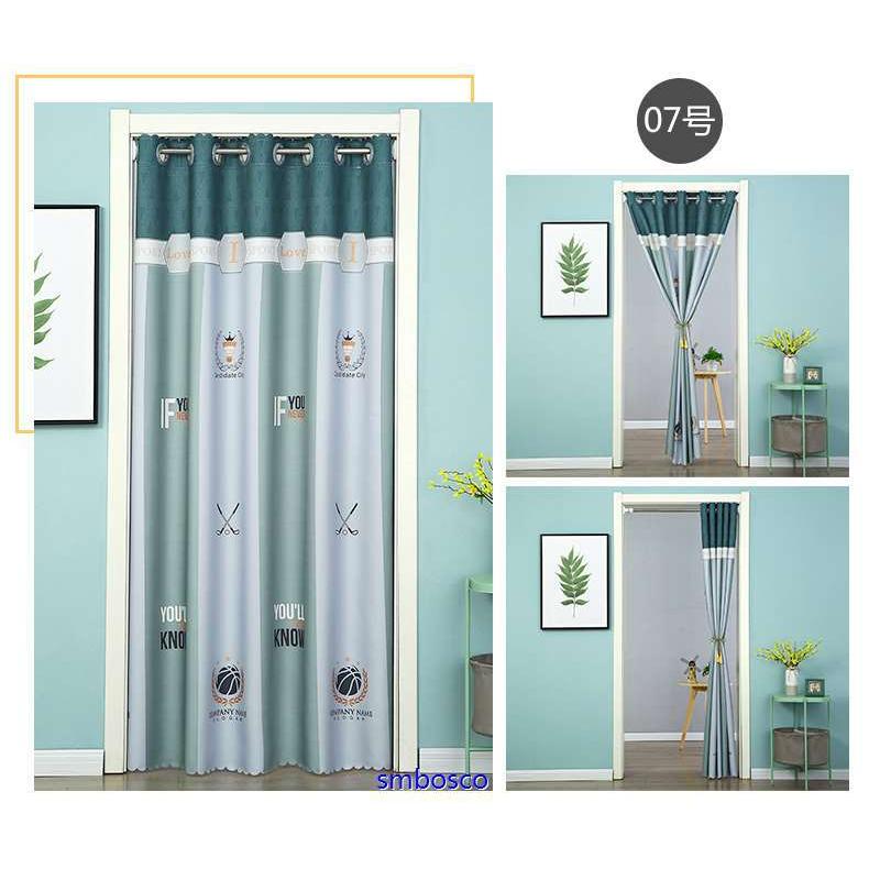 間仕切りカーテン 突っ張り棒付き ドアカーテン ロング のれん 寝室