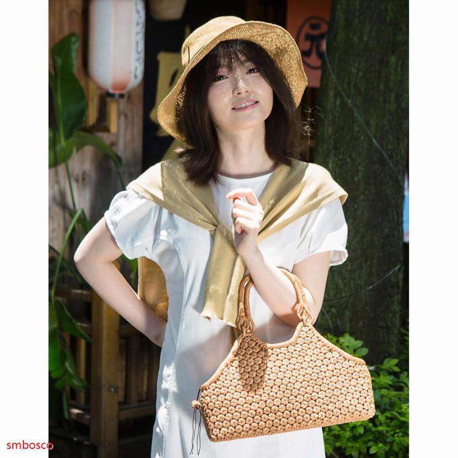 職人手作り 山葡萄かごバッグ 綿麻内布付き 山ぶどう 六角花編み 籠バッグ レディース フォーマル 山ぶどうバッグ トートバッグの画像