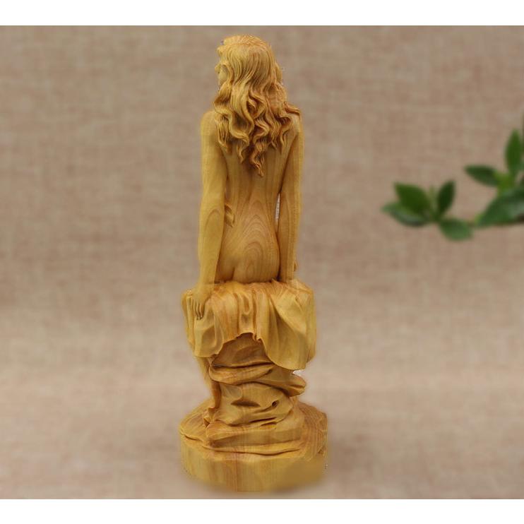 木彫り 裸体女性像 木製彫刻 手彫り