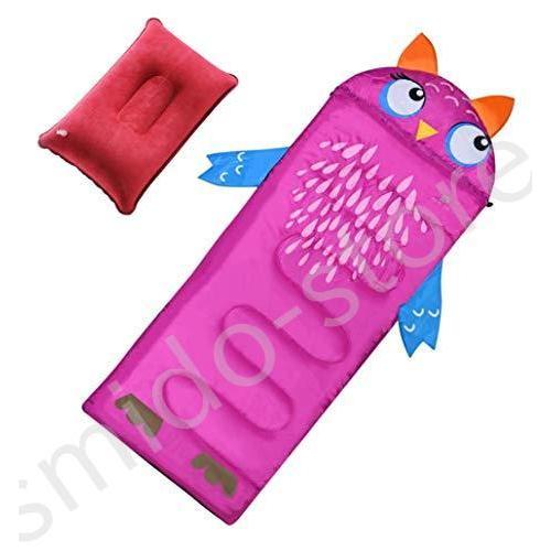 完売 新品未使用 送料無料 Rasmusson 枕付き寝袋 屋内 屋外 子供 男の子 女の子 旅行 アウトドア フクロウ 寝袋 注目の Artmedia Ba