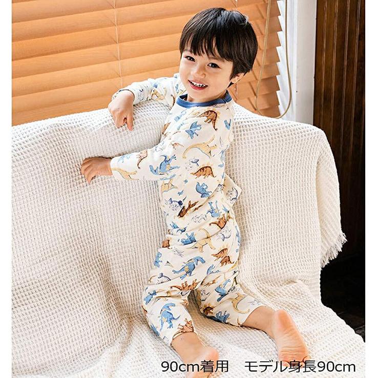 オフ セール 子供 パジャマ 春 秋 キッズ パジャマ 長袖 綿100 コットン 上下セット ルームウェア 寝間着 秋 恐竜 電車 乗り物 80 90 100 110 1 130 140 B1570 子供服と雑貨のスマイルベビー 通販 Yahoo ショッピング