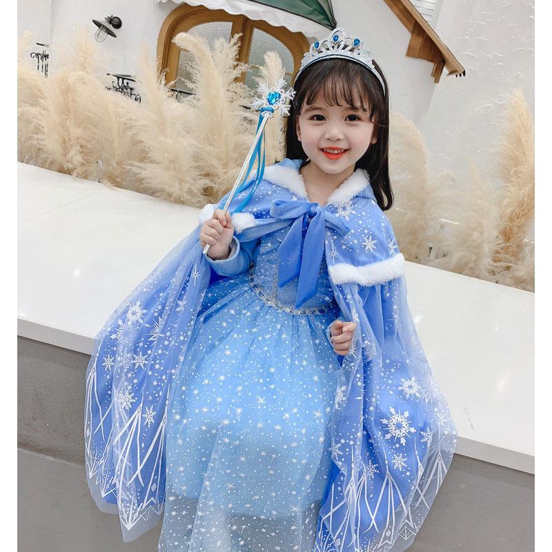 子供 仮装 マント ケープ ガウン ディズニー プリンセス ハロウィン