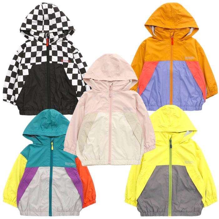 F.O.KIDS フード収納可能 ウインドブレーカー 子供服 春