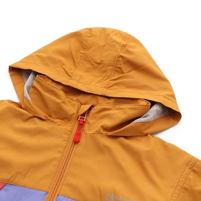 F.O.KIDS フード収納可能 ウインドブレーカー 子供服 春