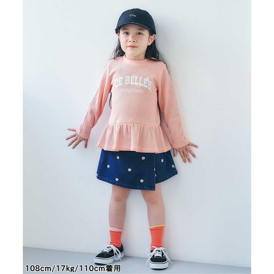 SERAPH ペプラムTシャツ 7days Style 子供服 長袖 キッズ 女の子 保育園 幼稚園 小学校 80 90 100 110 120 130 140 | Seraph | 14