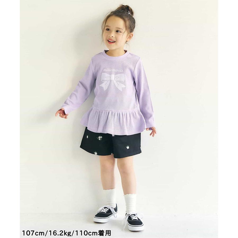 SERAPH ペプラムTシャツ 7days Style 子供服 長袖 キッズ 女の子 保育園 幼稚園 小学校 80 90 100 110 120 130 140 | Seraph | 11
