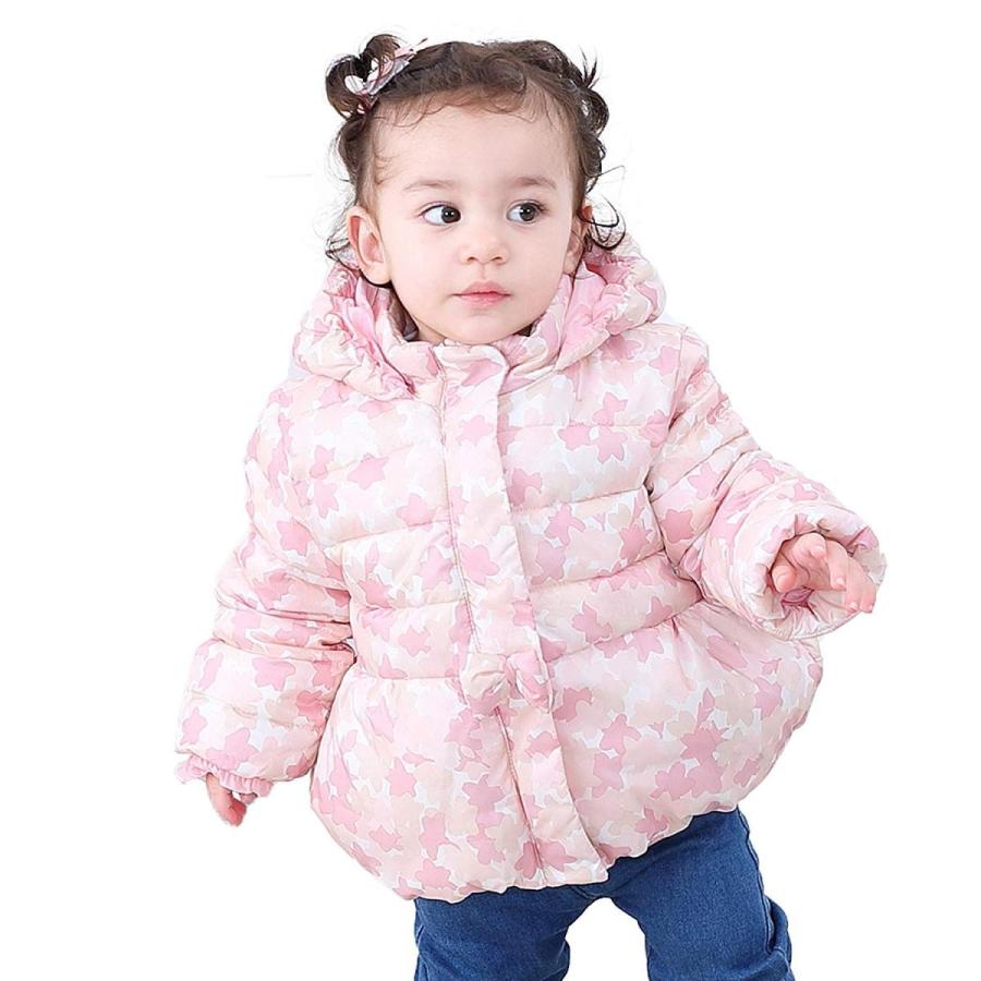 Cotton Fairy キッズ コート 冬アウター ファッション ダウンジャケット 幼児服 かわいい 星柄 おしゃれ Supersport Tn
