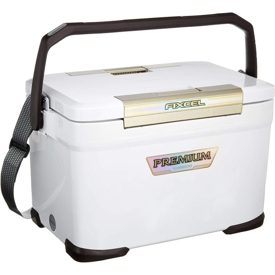 シマノ Shimano クーラーボックス 22l フィクセル プレミアム 2zf 022n 釣り用 アイスホワイト Supersport Tn