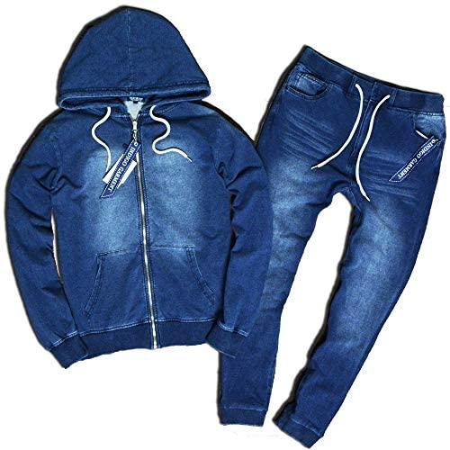 数量限定 特売 Slow Easy カットデニム セットアップ ジップパーカー ジョガーパンツ 上下 メンズ ネイビー 濃い方 L Sbx Uag07m0fj Smile Box 通販 Yahoo ショッピング 気質アップ Abmicse Org