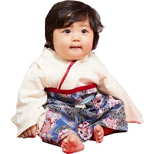 Sweet Mommy 袴 ロンパース ベビー 着物 カバーオール 日本製和柄ちりめん オーガニックコットン身頃 ネイビー 50 70 Sbx Uap23t0ig20007 Smile Box 通販 Yahoo ショッピング