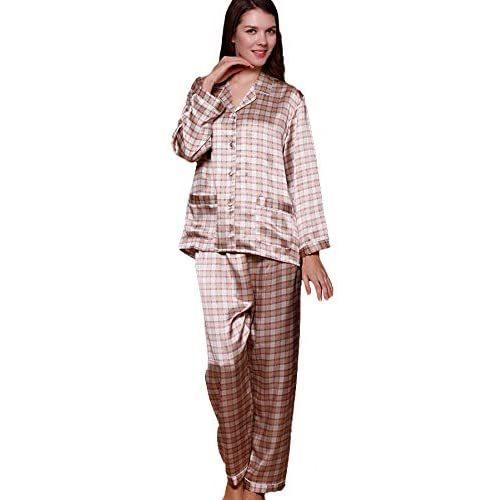 ラッピング無料 パジャマ レディース 前開き 長袖 シルク１００ 高級ブランド ナイトウェア 女性用 ピンク オーバーチェック柄 ピンク ホワイト Xl Sbx Unv27u4jf Smile Box 通販 Yahoo ショッピング 人気ブランドを Www Skylanceronline Com