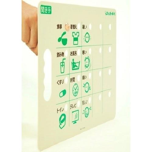 イラストを指差し意思伝達 対面式会話補助具 フィンガーボード イラスト版 Wcn Smile Box 通販 Yahoo ショッピング