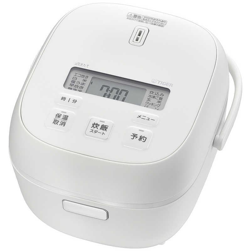 炊きたて タイガー 炊飯器 3合炊き 一人暮らし用 JBS-G055 WM ホワイト