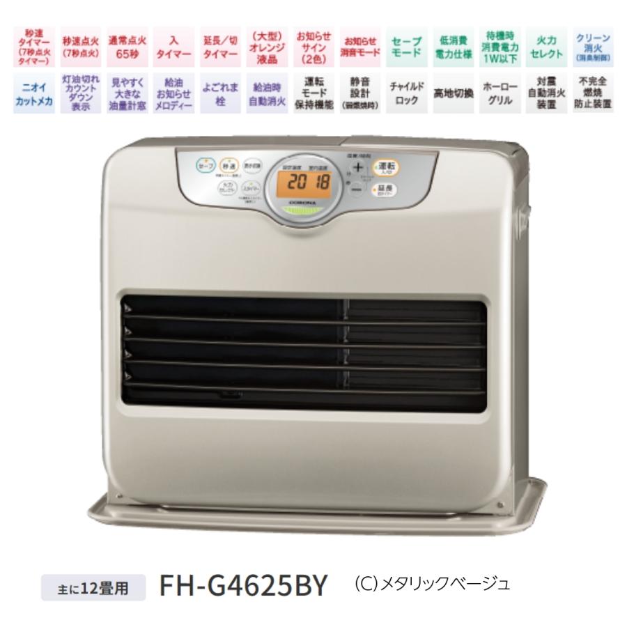 CORONA（住宅設備） コロナ 石油 ファンヒーター ストーブ FH-G4625BY