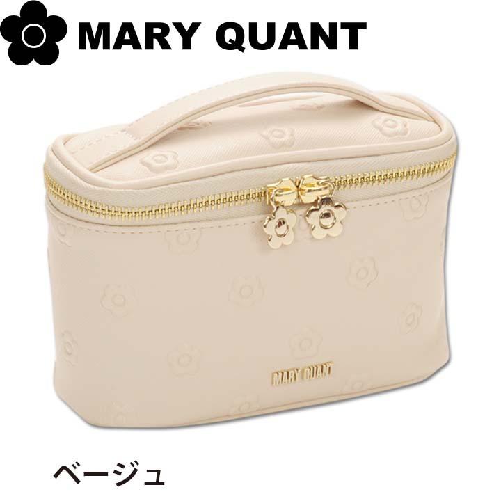 マリークワント マリクワ メイクボックス ポーチ バニティ 化粧 ボックス ギフト レディース シンプルエンボスデイジー MARY QUANT｜smile-giftshop｜06