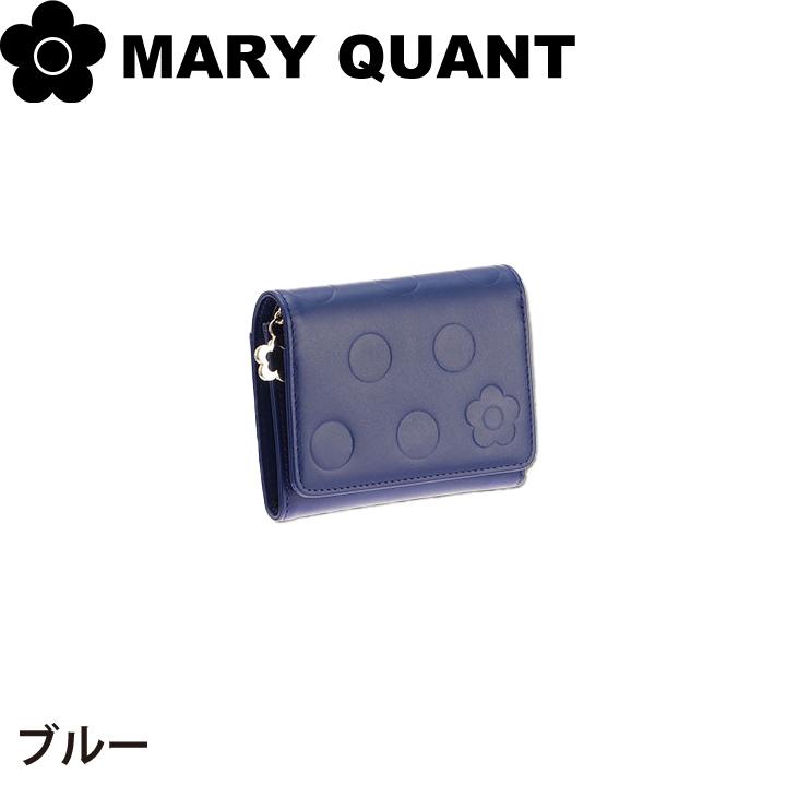 マリークワント マリクワ 財布 ウォレット ミニウォレット コンパクト ギフト レディース 牛革 ドットエンボス MARY QUANT