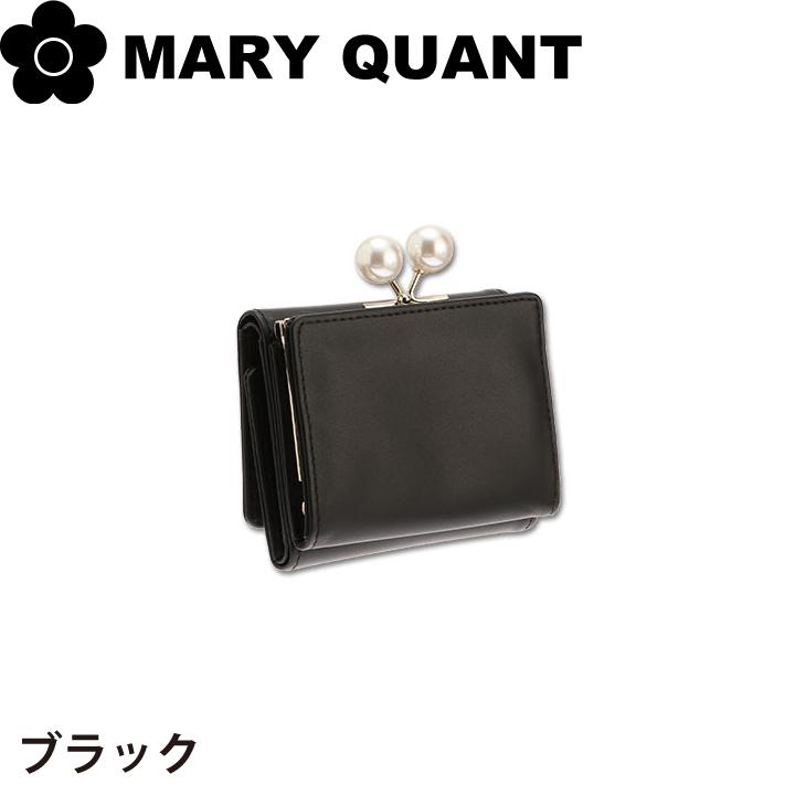 マリークワント マリクワ 財布 ウォレット ガマ口 ミニウォレット ギフト レディース 牛革 エンボスデイジーパール MARY QUANT｜smile-giftshop｜04