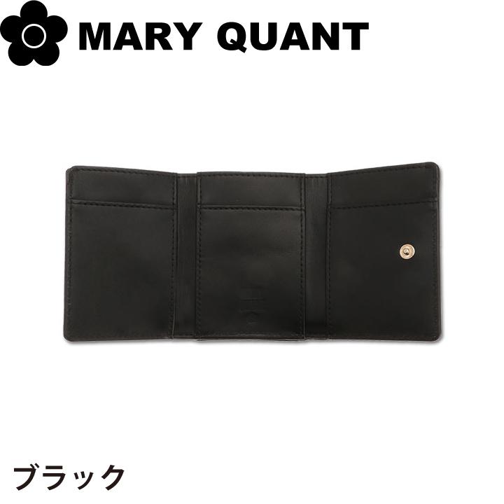 マリークワント マリクワ 財布 ウォレット ガマ口 ミニウォレット ギフト レディース 牛革 エンボスデイジーパール MARY QUANT