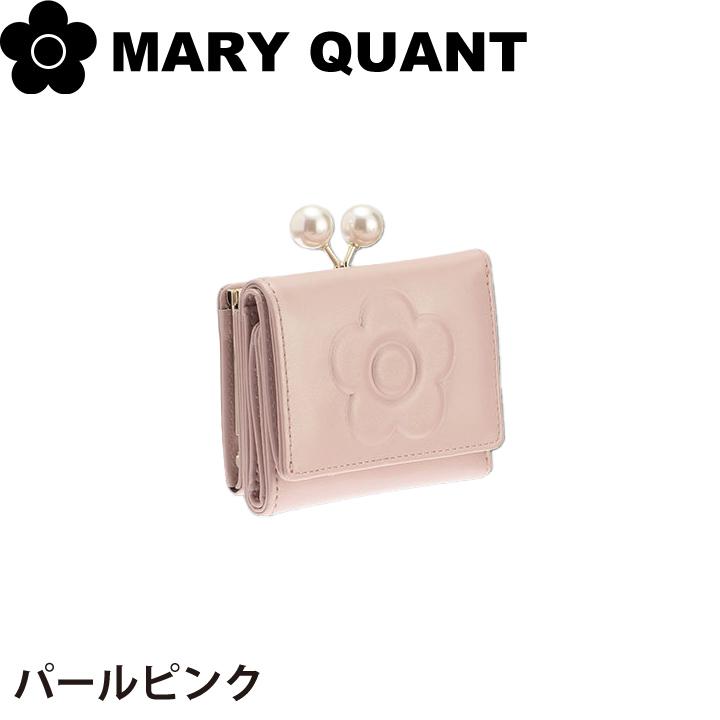 マリークワント マリクワ 財布 ウォレット ガマ口 ミニウォレット ギフト レディース 牛革 エンボスデイジーパール MARY QUANT｜smile-giftshop｜08