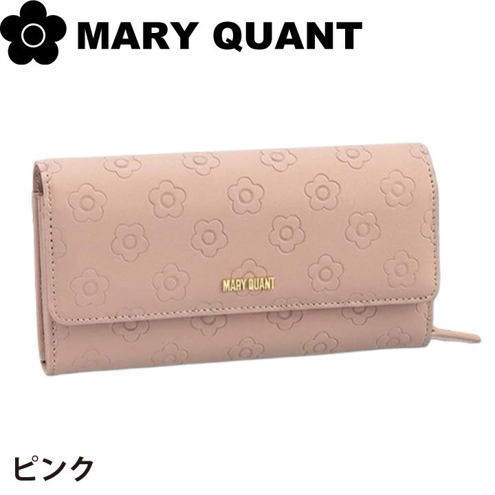 MARY QUANT（マリークヮント） マリークワント マリクワ 牛革 財布 長