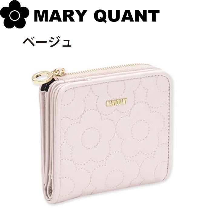 マリークワント マリクワ 財布 二つ折り財布 Lウォレット キルトフォームデイジー ギフト レディース MARY QUANT