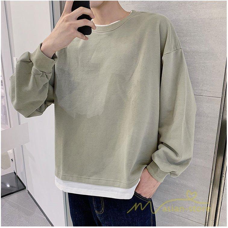 Standalone レイヤード 長袖 Tシャツ トレーナー Standalone レイヤード 長袖 Tシャツ トレーナー