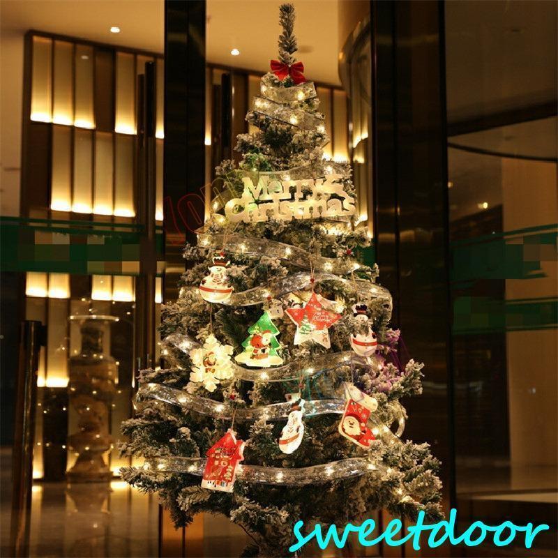 クリスマスツリーの飾りリボンライト 4M 電飾 40LED