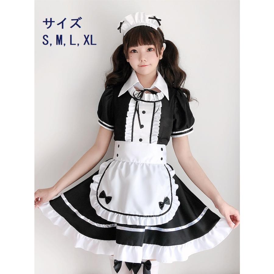 可愛い萌えメイド服 メイドコスプレ衣装 ゴスロリメイド S M L Xl 人気の春夏