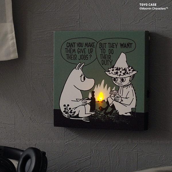 MOOMIN - 【かなかな】ムーミン　LED キャンバスアート MOOMIN LEDキャンバスアート ムーミン LCA-MMN 「ゆうパケ送料