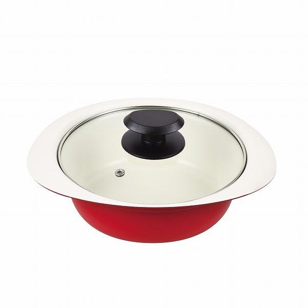 CORELLE（コレール） スマイルポット セラミック加工IH対応ガラス蓋付