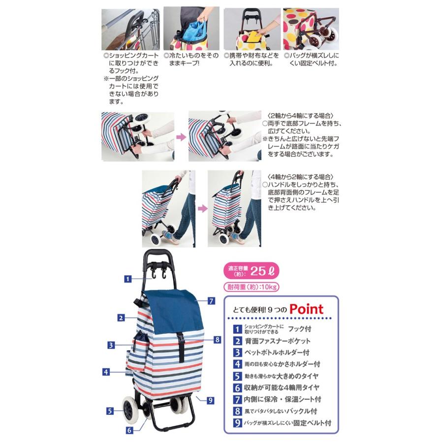 マリン(まとめ買いお安くします) 4輪になっちゃうキャリー「マリン」 「UW-6004」 : 住マイル - 通販