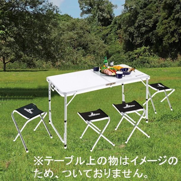 CAPTAIN STAG ラフォーレテーブル・チェアセット4人用 UC-4 : 住 CAPTAIN STAG ラフォーレテーブル・チェアセット4人用 UC-4 : 住