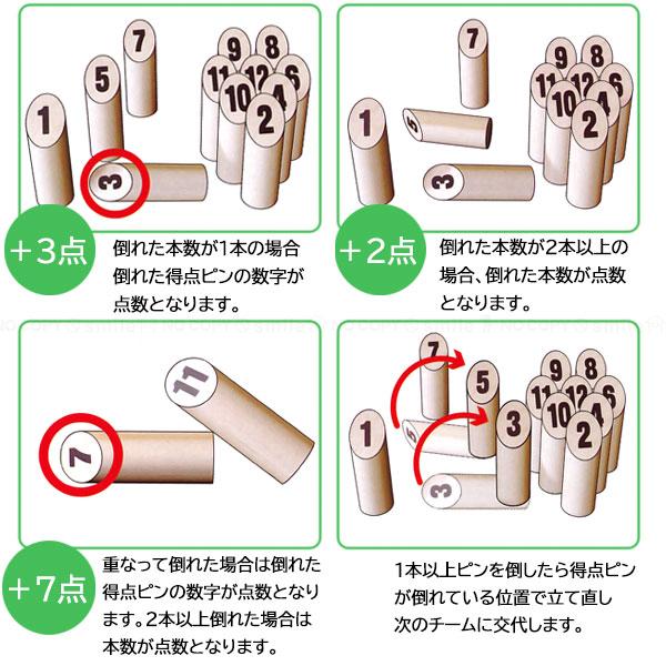 ウッドスティック 8個セット販売 フィンランド発祥の新感覚スポーツ。シンプルながら奥深いゲーム性 激しい運動をする必要がなく、体力による差も