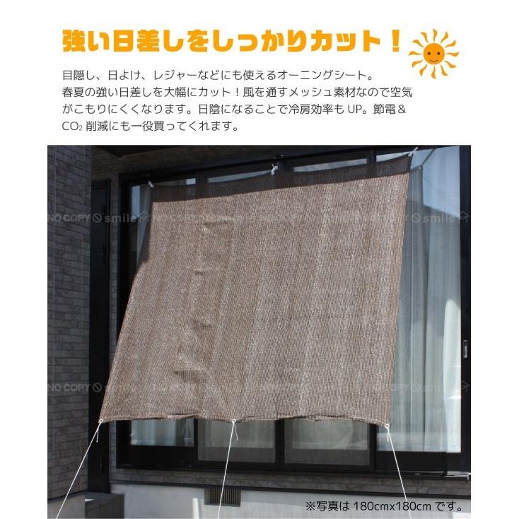 ブラウンオーニングシート Mサイズ 90×180cm 60137 / 日よけ