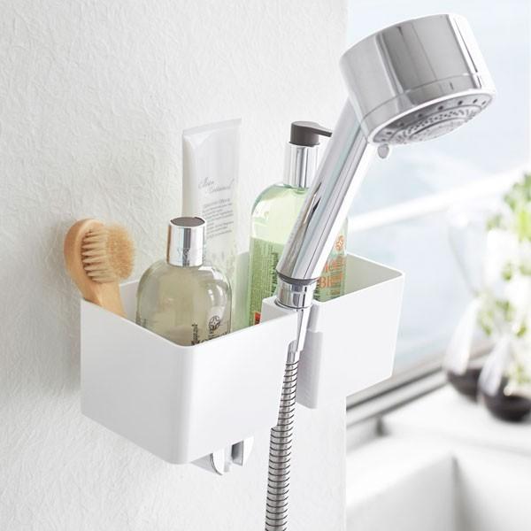 在庫処分 バスラック おしゃれ シャワーラック ミスト ホワイト Mist 住マイル 通販 Yahoo ショッピング
