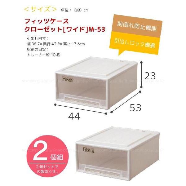 Fits フィッツケース クローゼット ワイド M-53 「2個組」「送料 Fits フィッツケース クローゼット ワイド M-53 「2個組」「送料