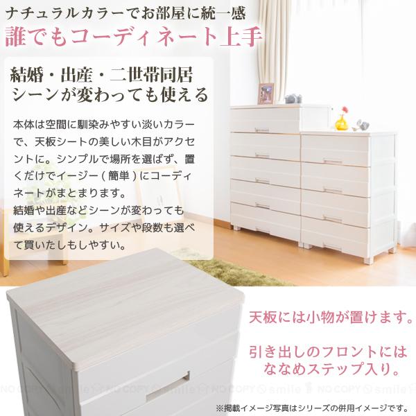 天馬 チェストイージー 6504 / プラスチック 収納ケース 引き出し