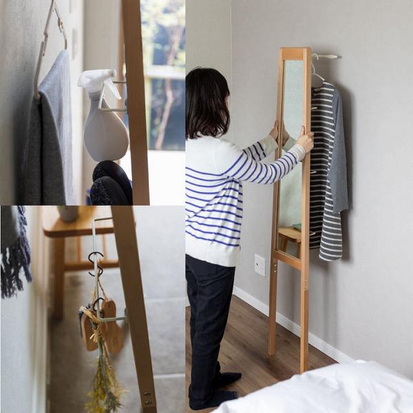 弘益 Mash Liv MIRROR LIV-TM3WH 「送料無料」/ リヴ 立て掛け ミラー