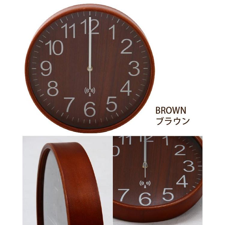 プライウッド 電波掛時計 直径28cm : 住マイル - 通販 - Yahoo