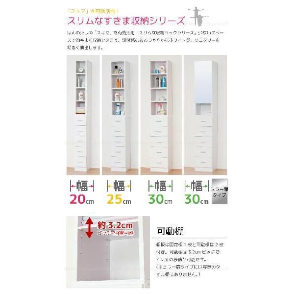 鏡面すきま収納 タオルストッカーW30 / 27048 「送料無料」「直」 : 住