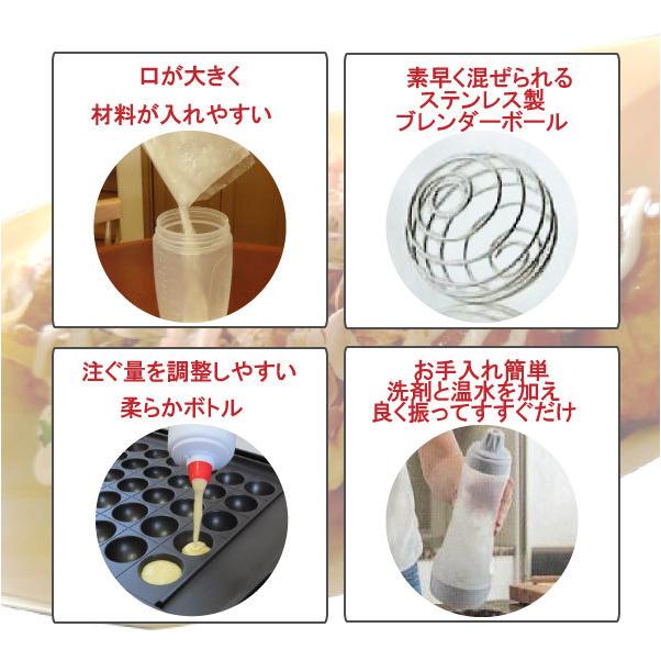 粉つぎ名人 ボトルタイプ F21042 / たこ焼き パンケーキ 粉もん 生地