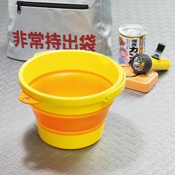 伊勢藤 バケツ 折りたたみ / ソフトバケツ ミニ I-536 : 住マイル