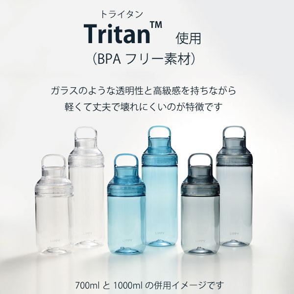 OSK（オーエスケー） LIPPY ウォーターボトル 700ml / 洗いやすい 水筒