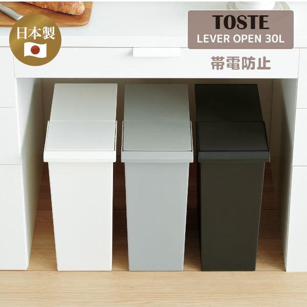 TOSTE レバーオープン 30L 「送料無料」/ ゴミ箱 ダストボックス 分別 レバー オープン スリム キャスター付き スマート 袋止め 棚下 カウンター下 デスク下 :4971881174738-:住マイル - 通販 - Yahoo!ショッピング TOSTE レバーオープン 30L 「送料無料」/ ゴミ箱 ダストボックス 分別 レバー オープン スリム キャスター付き スマート 袋止め 棚下 カウンター下 デスク下 :4971881174738-:住マイル - 通販 - Yahoo!ショッピング