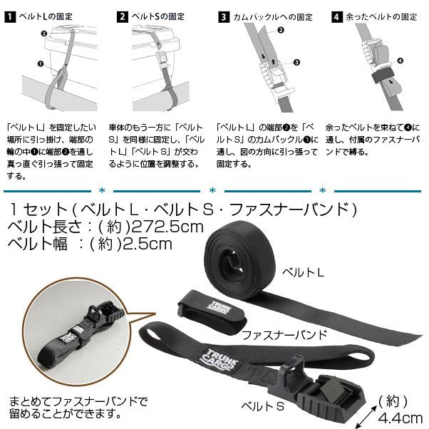 RISU（リス） トランクカーゴ ルーフキャリアベルト GHON205 「ゆう 