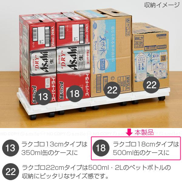 連結できる ラクゴロ18 / ミニ キャリー 台車 連結 ピッタリ 