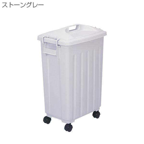 グッドペール40 キャスター付 「送料無料」/ 40L 屋内 屋外 ごみ箱 ゴミ箱 ダストボックス パッキン付 防臭 生ごみ キッチン 持ち手 フタ キャスター付 日本製｜smile-hg｜08